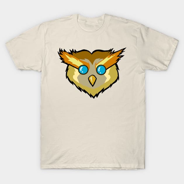 Owl Eyeglass T-Shirt by Markyartshop